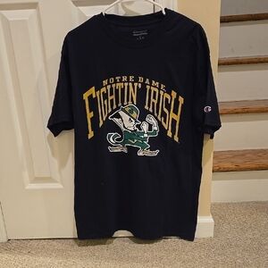 Champion Black Notre Dame Fighting Irish T-Shirt Adult Large